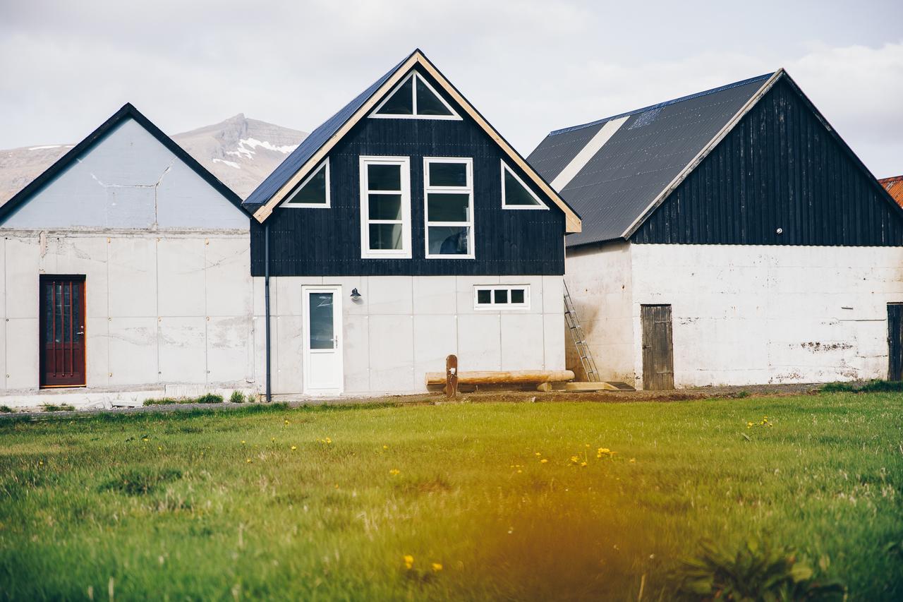 Boat House In Hosvik Apartment Bagian luar foto