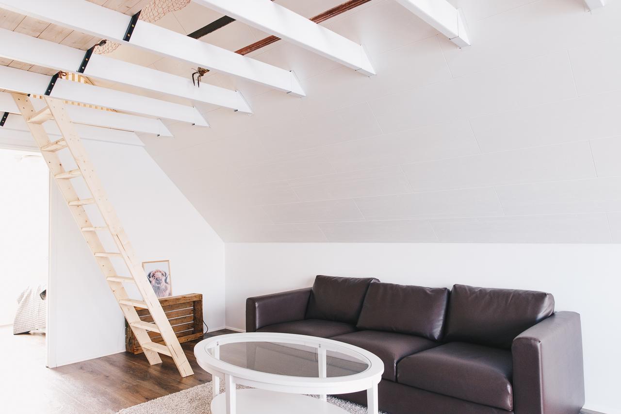 Boat House In Hosvik Apartment Bagian luar foto
